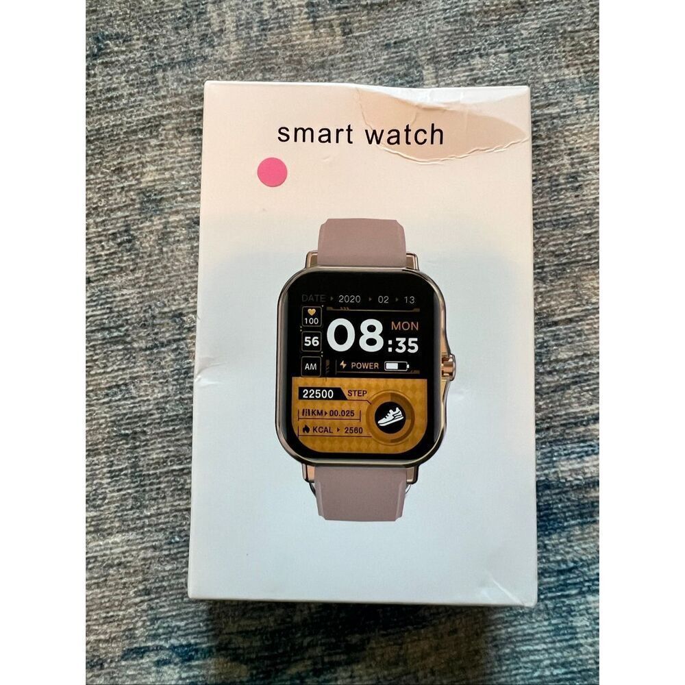 NIB! LAXASFIT Pink Smart Watch
